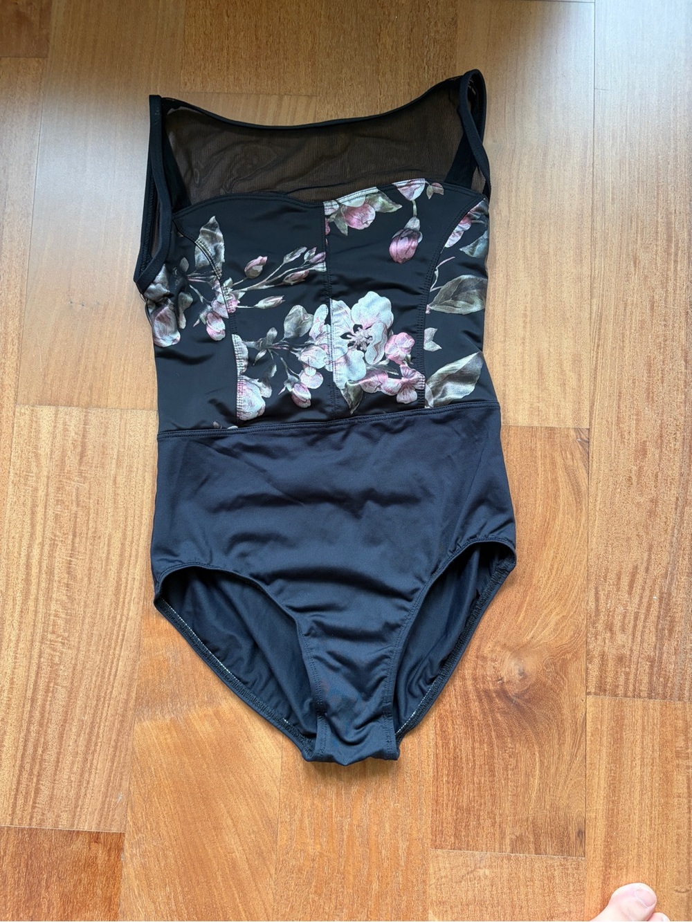 Suffolk Melrose sweetheart illusion neckline leotard - excellent condition